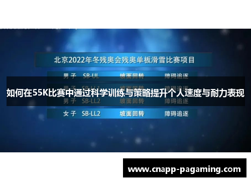 如何在55K比赛中通过科学训练与策略提升个人速度与耐力表现