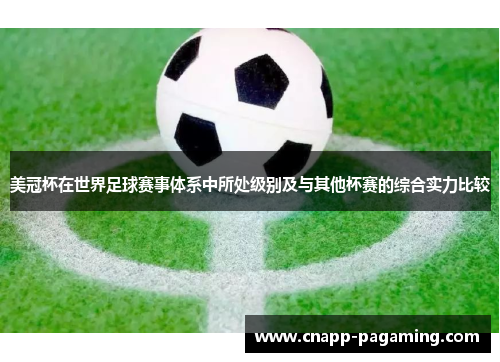 美冠杯在世界足球赛事体系中所处级别及与其他杯赛的综合实力比较